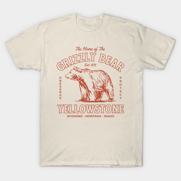 Home of the Grizzly Bear T-Shirt by DirtyWolf